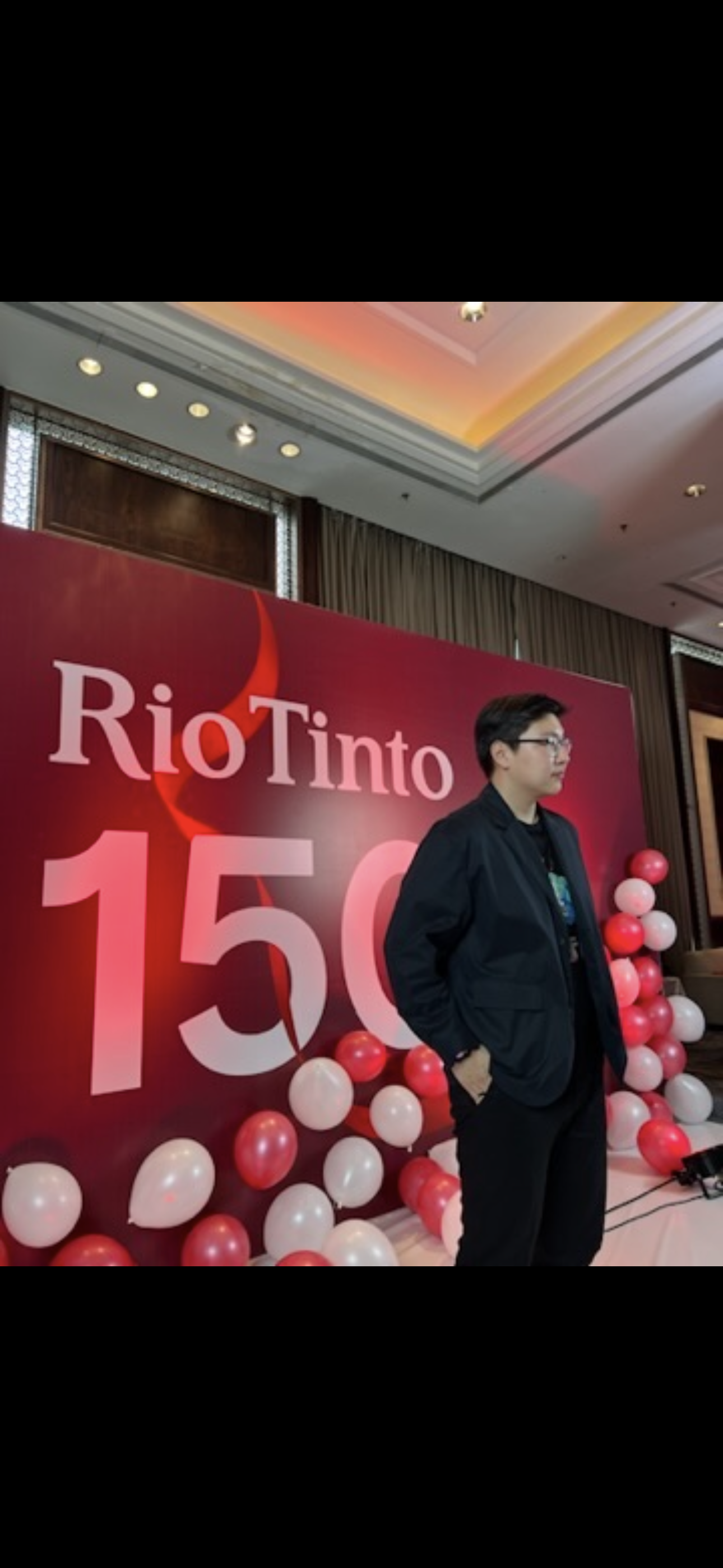 At the Rio Tinto 150 years celebration