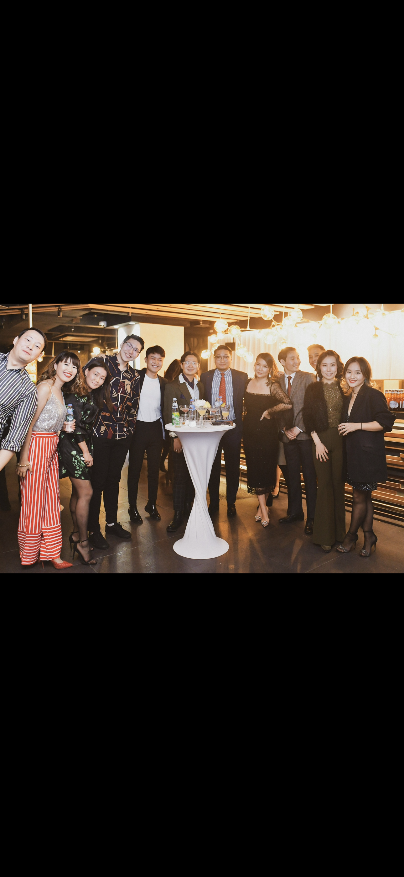 The Global Shapers UB community at the New Year party