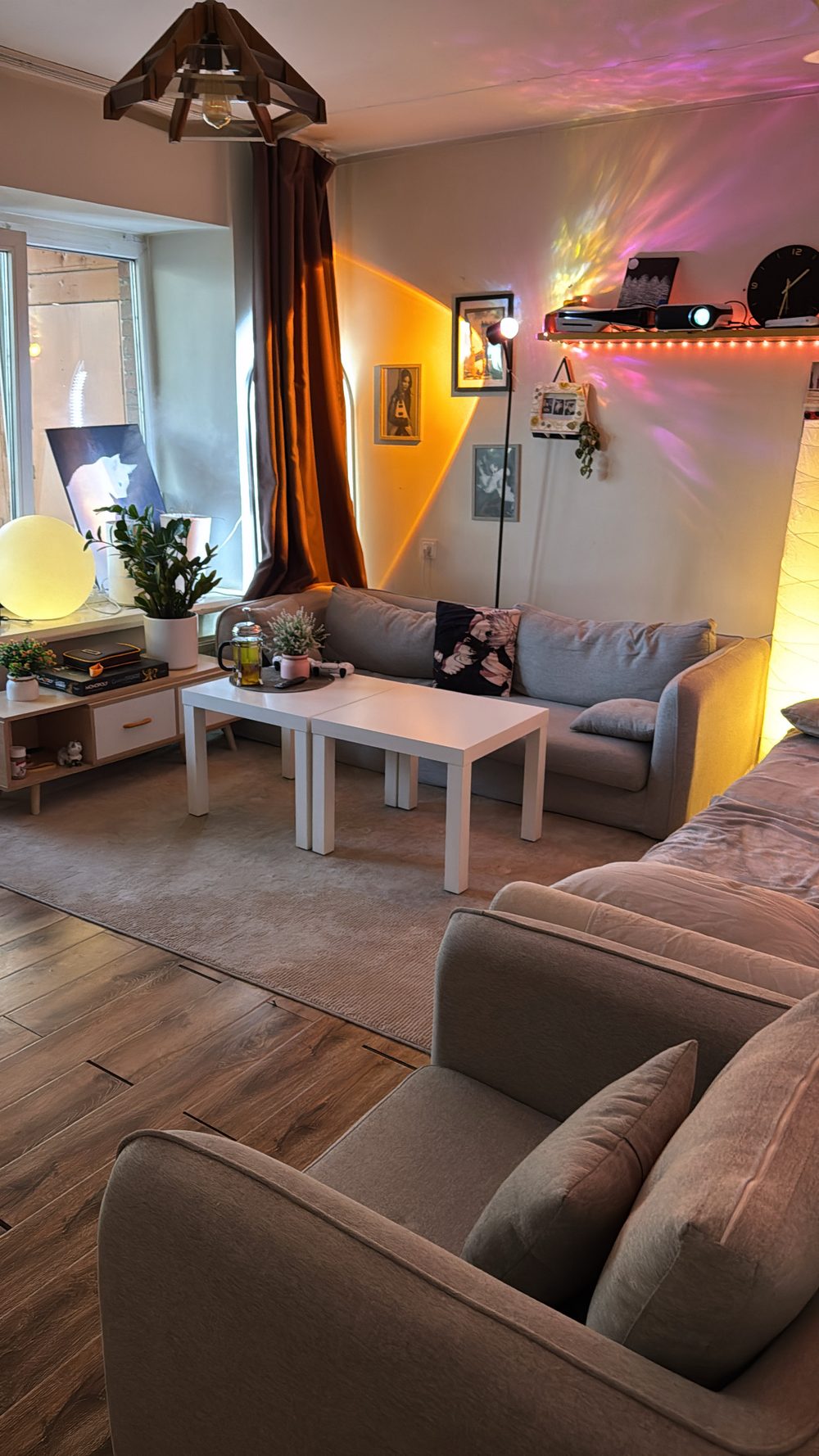 Anar's living room in Ulaanbaatar